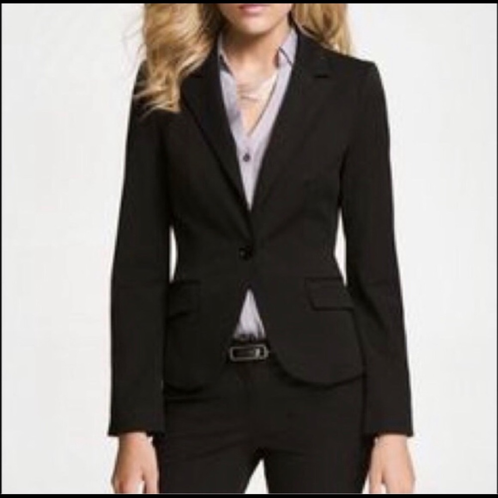 Express Black One Button Blazer/Suit Jacket Size 8